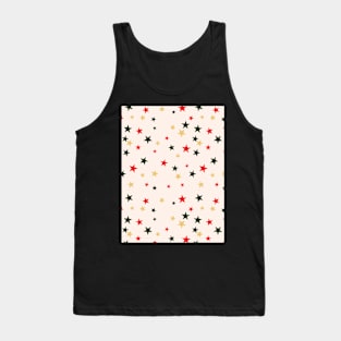 Sparking Stars - Gilded Traditions - Minimalist Colorful Holidays Tank Top